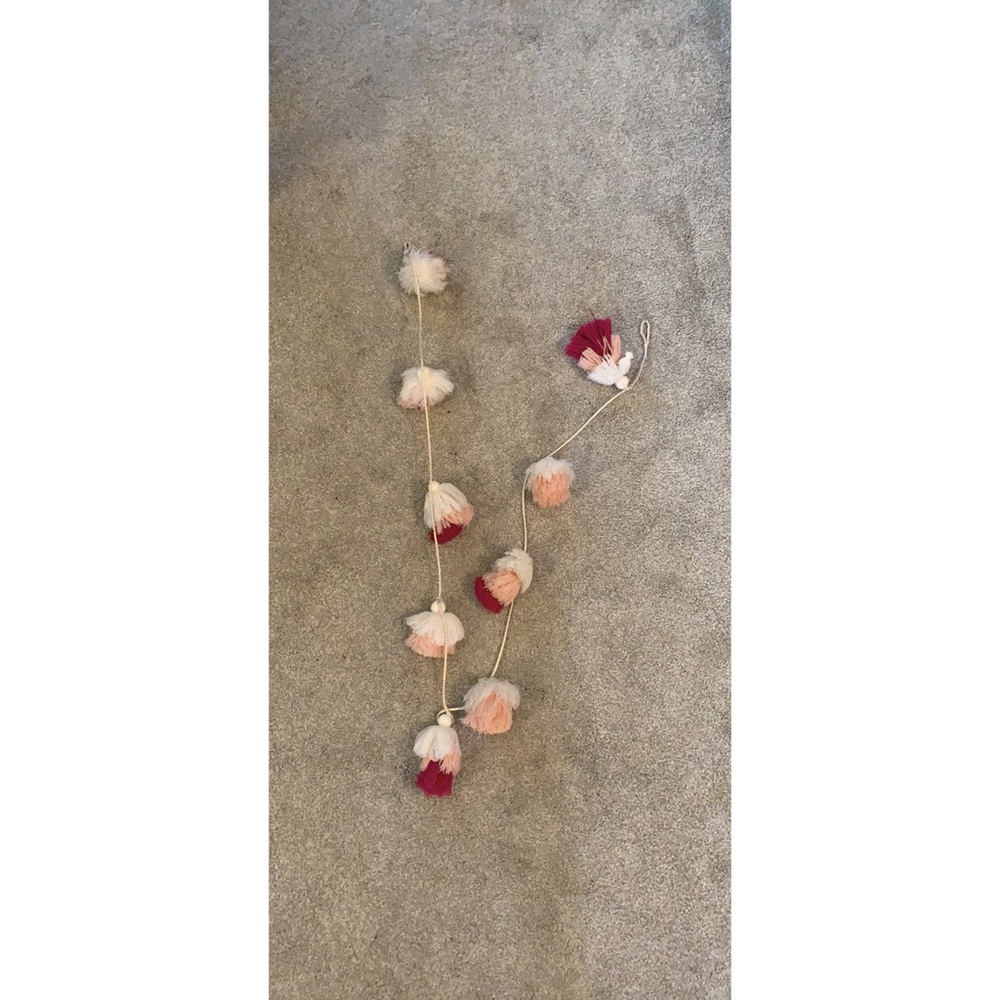 Opalhouse Ombré Pink Tasseled Garland